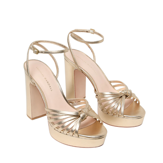 Loeffler Randall - Rivka Champagne Knot Platform Sandal