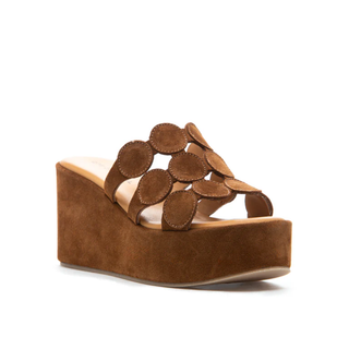 275 Central - Shammy Sandal in Brown Suede