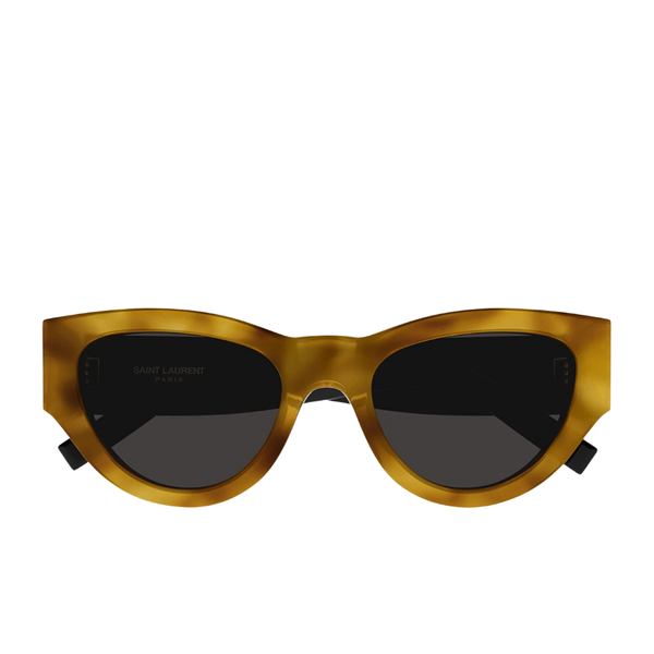 Saint Laurent - YSL Acetate Cat-Eye Sunglasses in Shiny Brown