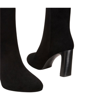 Stuart Weitzman - Babette Platform Zip Bootie Black