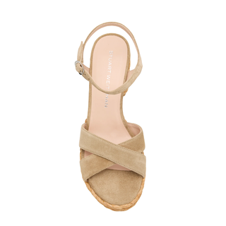 Stuart Weitzman - Dayna Platform Sandal 80 in Golden Olive