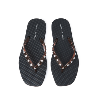 Loeffler Randall - Taryn Crystal Jelly Flip Flops