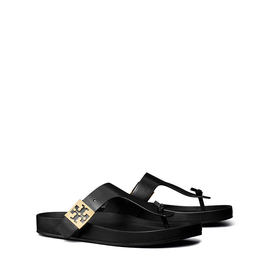 TORY BURCH ブラックサンダル Tory Burch - Mellow Thong Sandal Perfect Black – Joe Brand Store