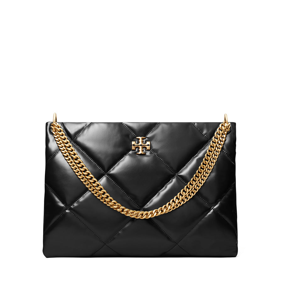 ショルダーバッグ・ポシェット TORY BURCH Woman Shoulder bag Black 59533 001 Tory Burch - Kira Diamond Quilt Hobo Black Handbag – Joe