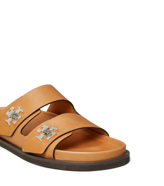 Tory Burch - T Lock Sport Slide Camello