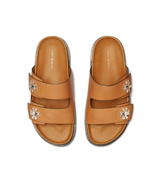 Tory Burch - T Lock Sport Slide Camello