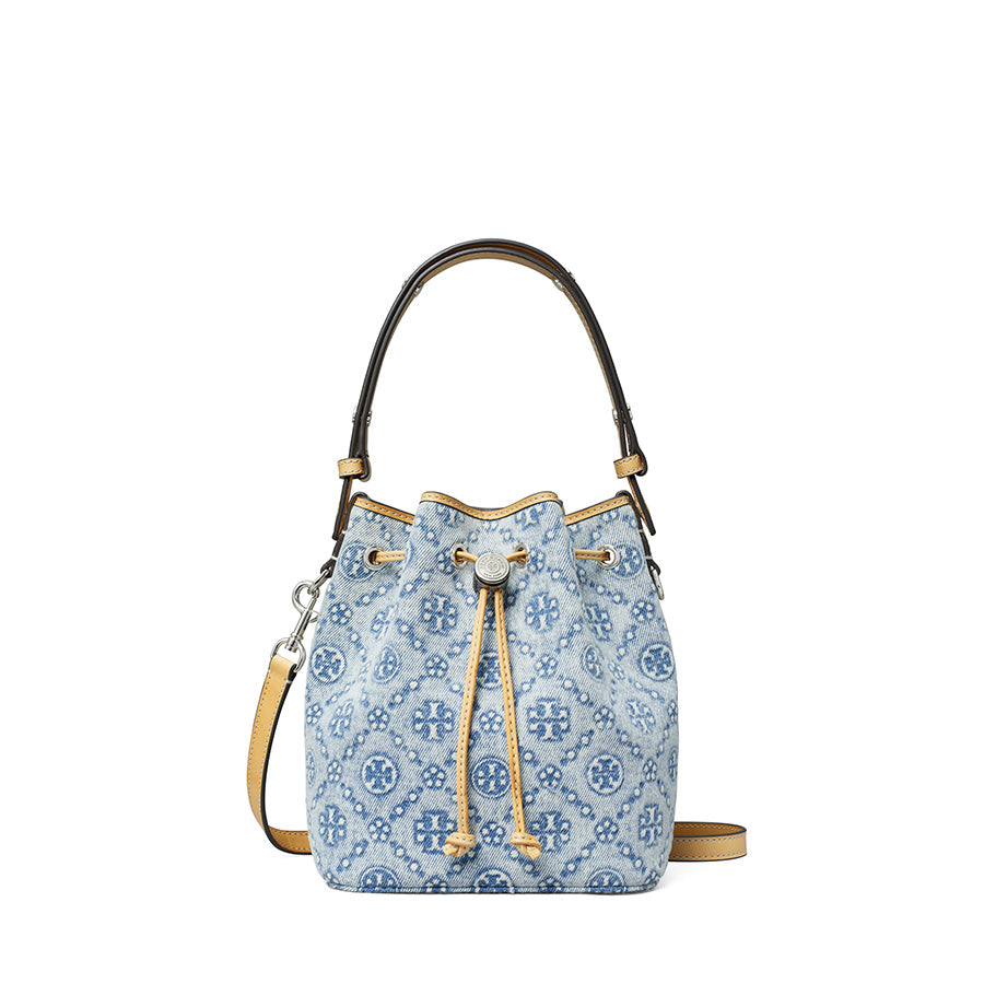 Tory Burch - T Monogram Denim Bucket Bag – Joe Brand Store