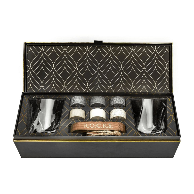 ROCKS Whiskey Chilling Stones - The Connoisseur's Set