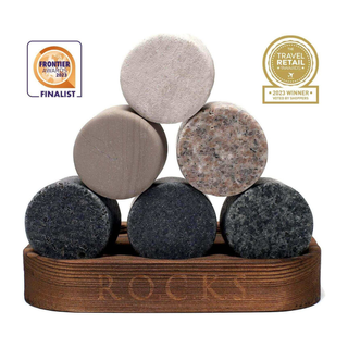 ROCKS Whiskey Chilling Stones - The Connoisseur's Set