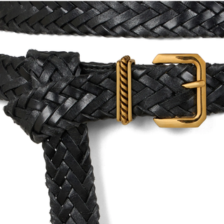 Etro - Women's Woven Double-Wrap Belt Black