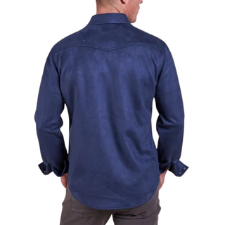 Rye 51 - The Wyatt Microsuede Shirt Jacket Navy