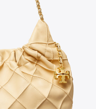 Tory Burch - Fleming Mini Hobo Vanilla Soft Serve